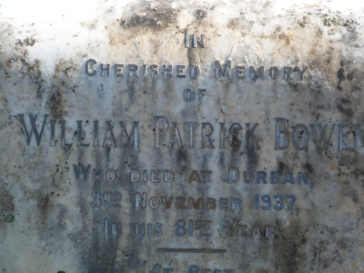 BOWEN William Patrick -1937