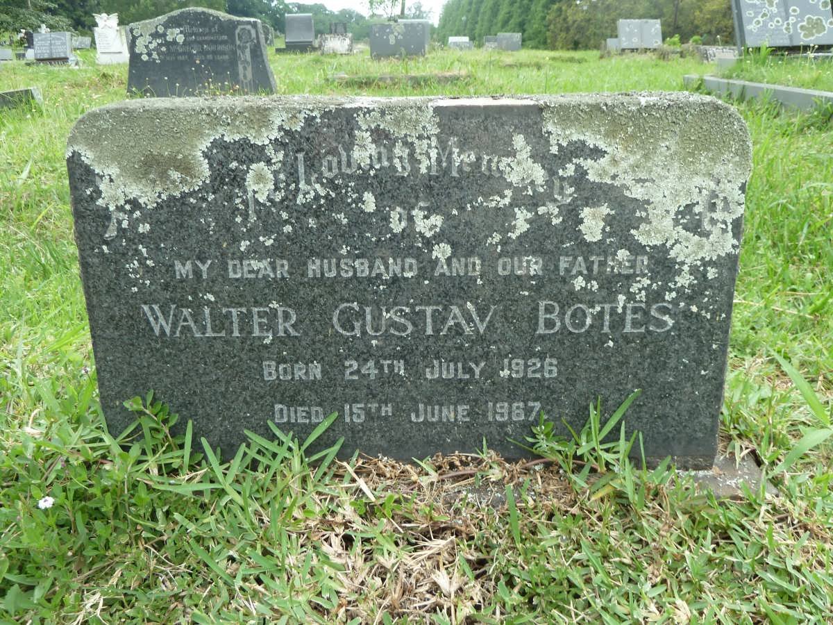 BOTES Walter Gustav 1926-1967