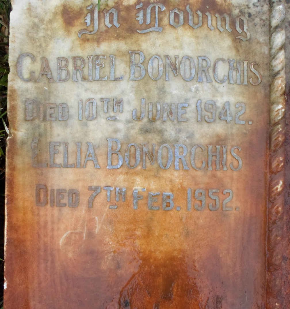 BONORCHIS Gabriel -1942 :: BONORCHIS Lelia -1952