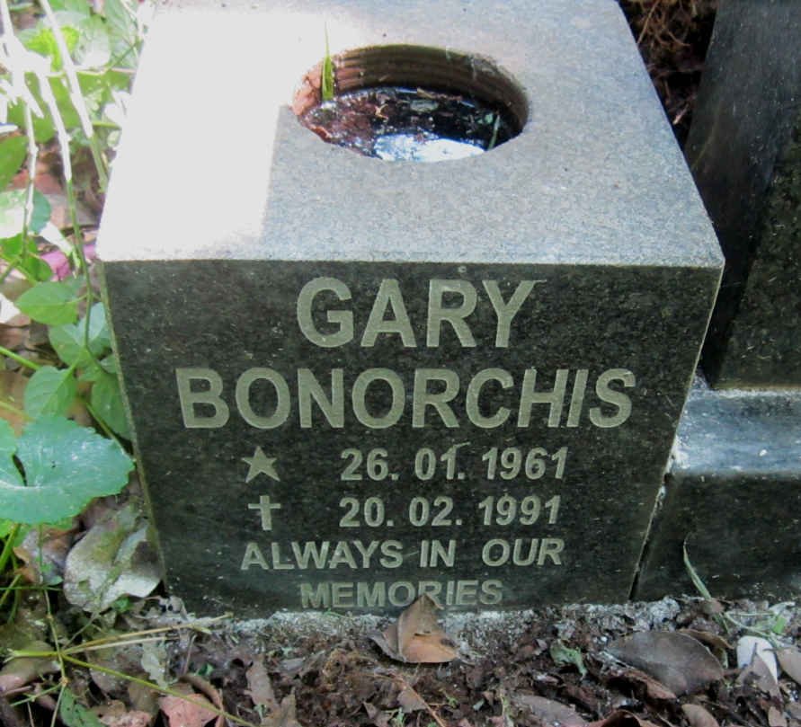 BONORCHIS Gary 1961-1991