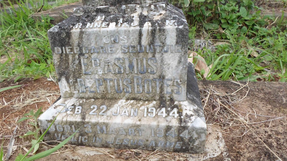 BOTES Erasmus Albertus 1944-1944