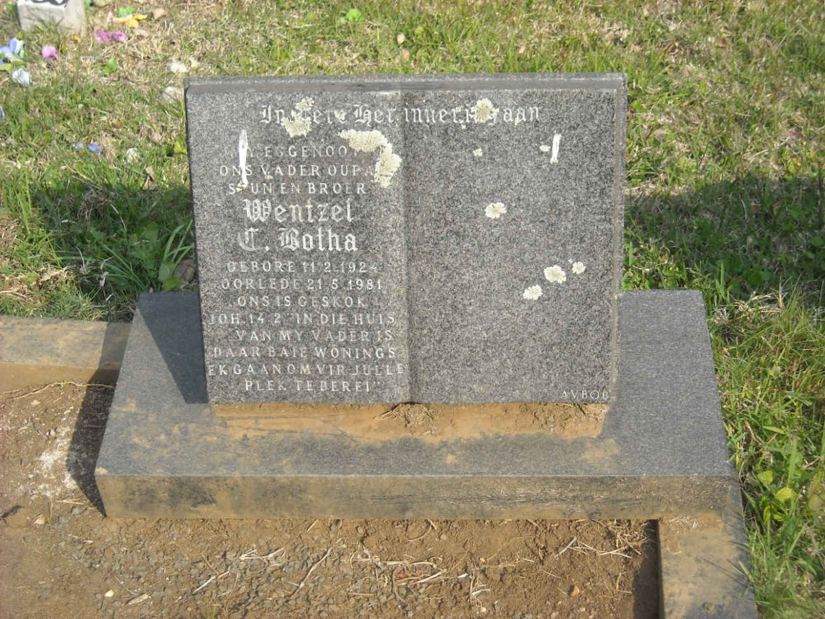 BOTHA Wentzel C. 1924-1981
