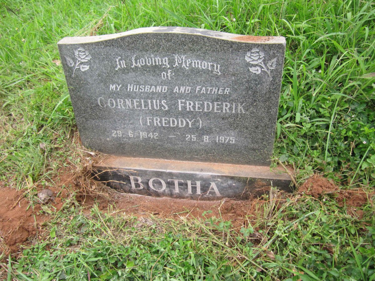 BOTHA Cornelius Frederik 1942-1975
