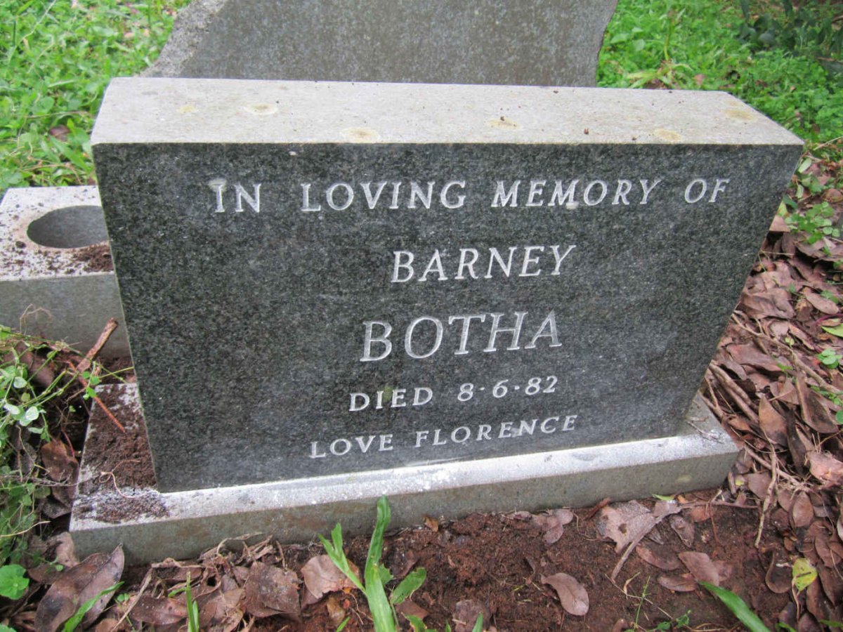 BOTHA Barney -1982