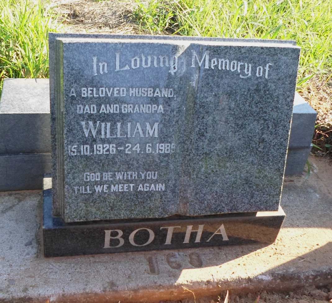 BOTHA William 1926-1989