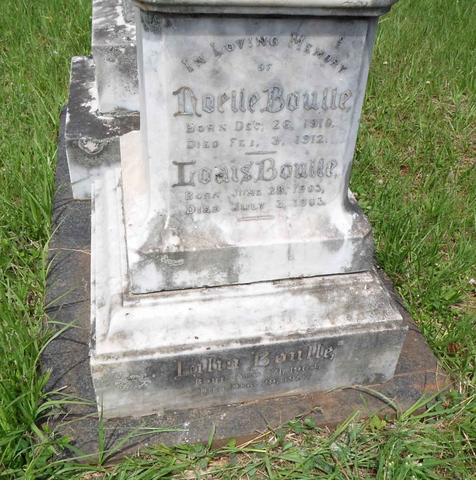 BOULLE Noelle 1910-1912 :: BOULLE Louis 1903-1903 :: BOULLE Lilia 1904-1957