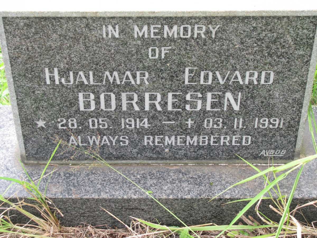 BORRESEN Hjalmar Edvard 1914-1991