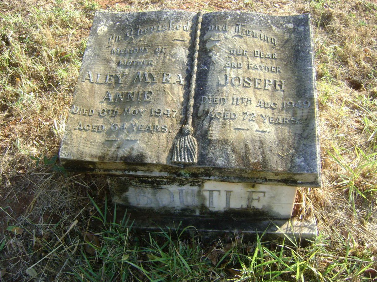 BOUTLE Joseph -1949 &amp; Aley Myra Annie -1947