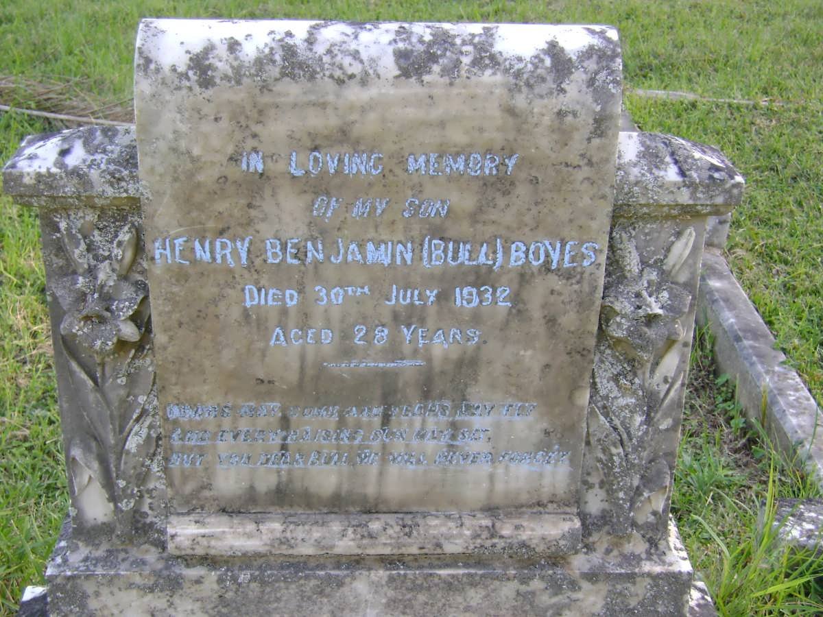 BOYES Henry Benjamin -1932