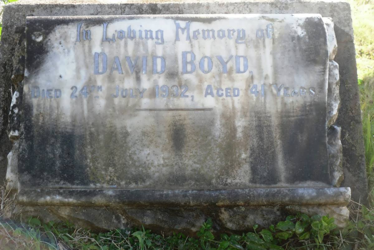 BOYD David -1932