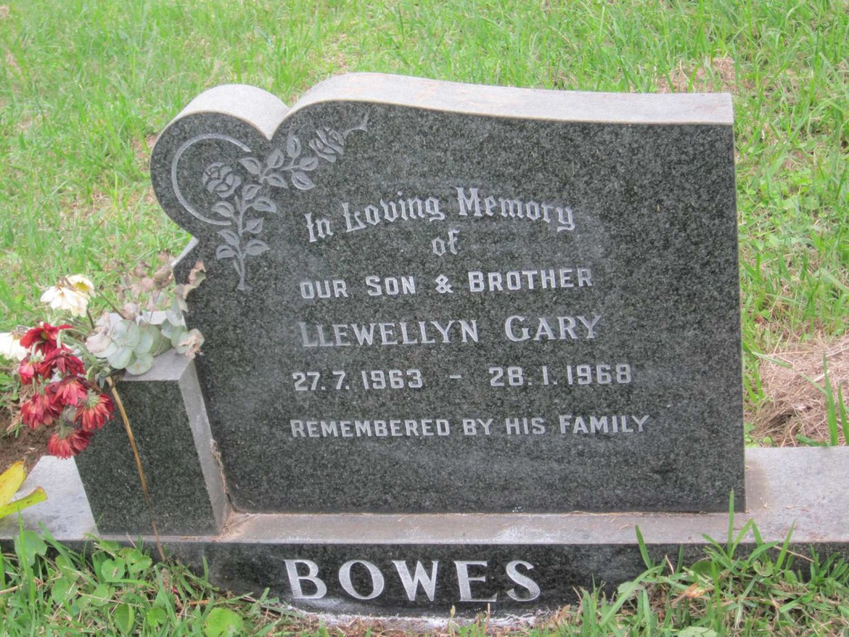 BOWES Llewellyn Gary 1963-1968