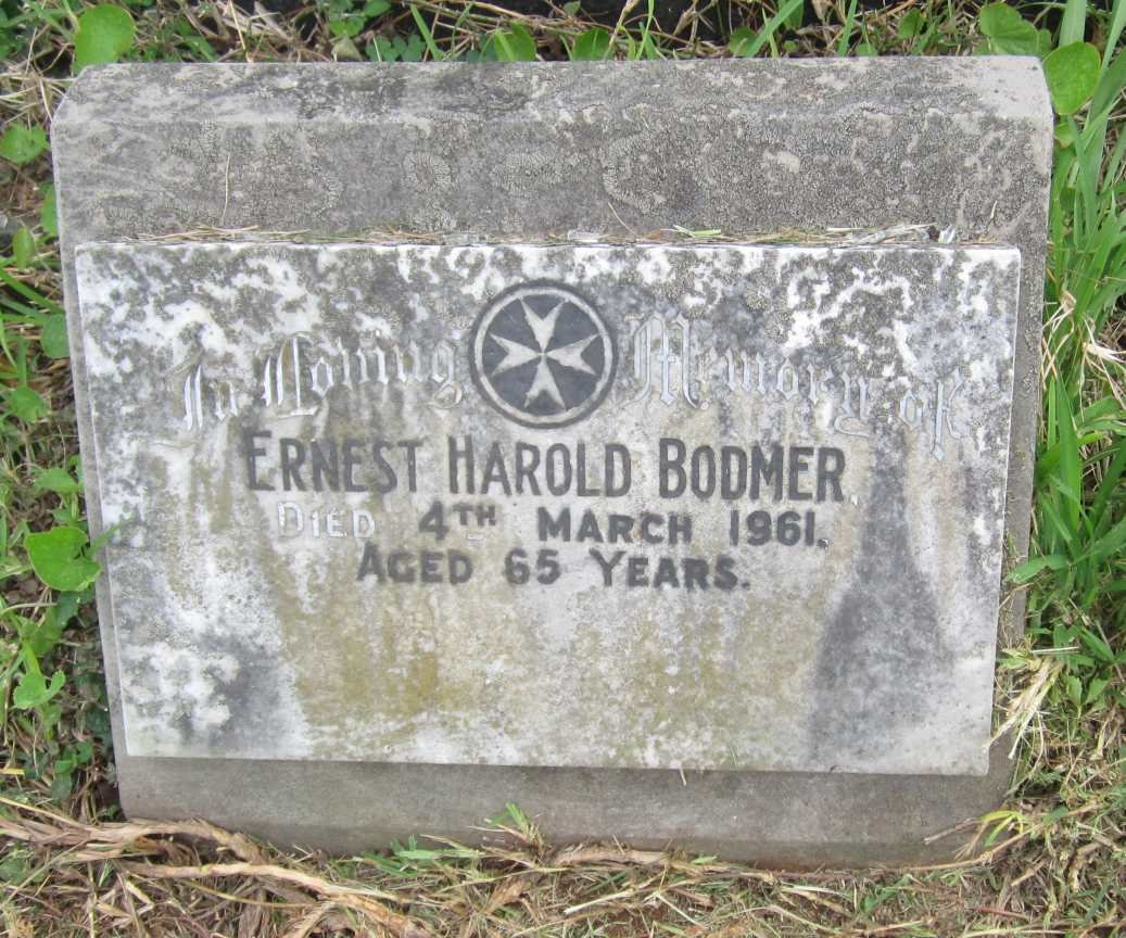 BODMER Ernest Harold -1961