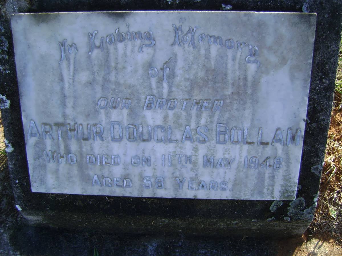 BOLLAM Arthur Douglas -1948