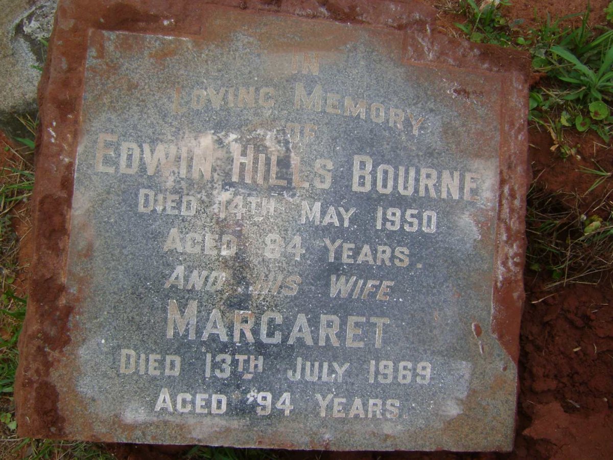 BOURNE Edwin Hills -1950 &amp; Margaret -1969
