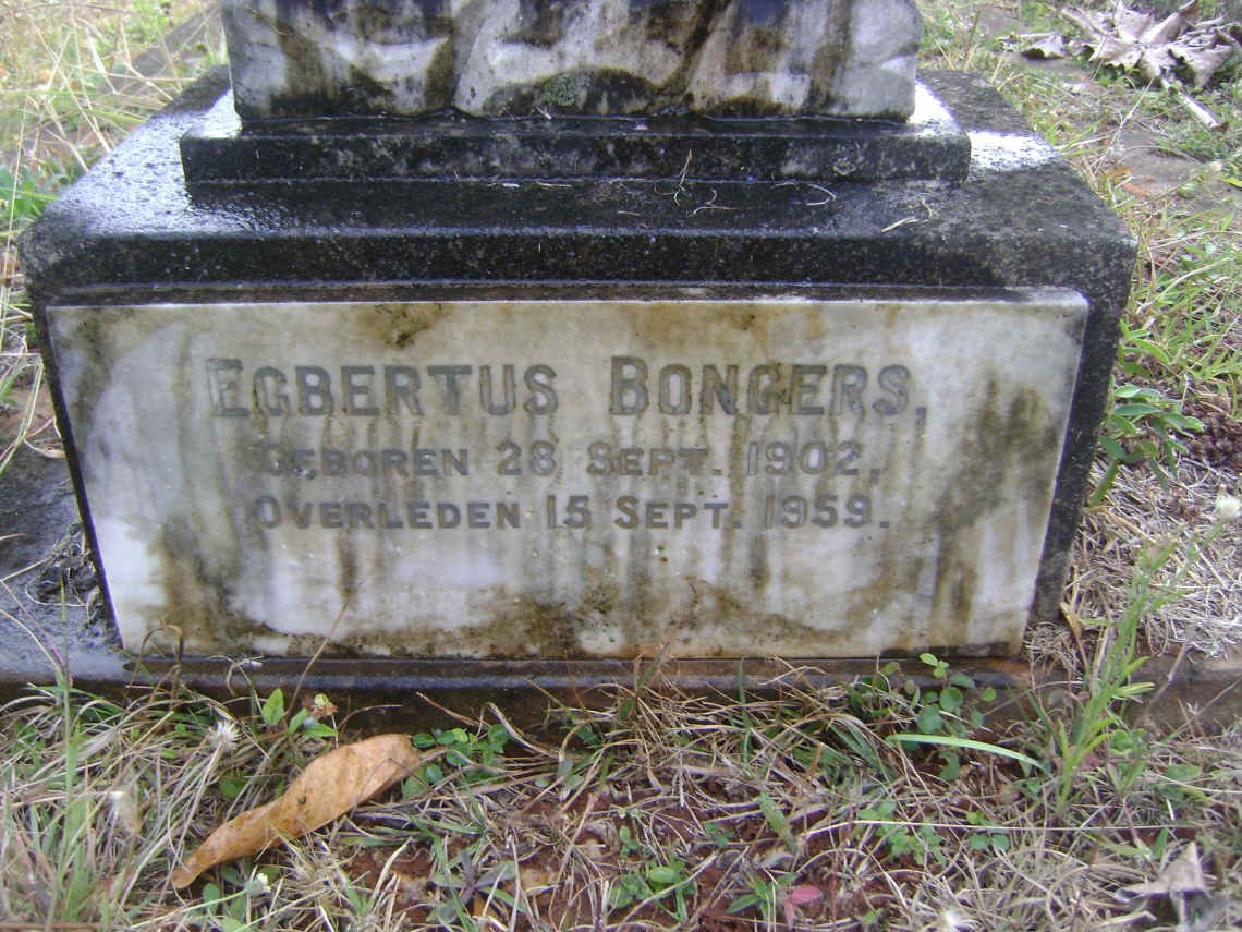 BONGERS Lambert Egbertus 1866-1947 :: BONGERS Egbertus 1902-1959