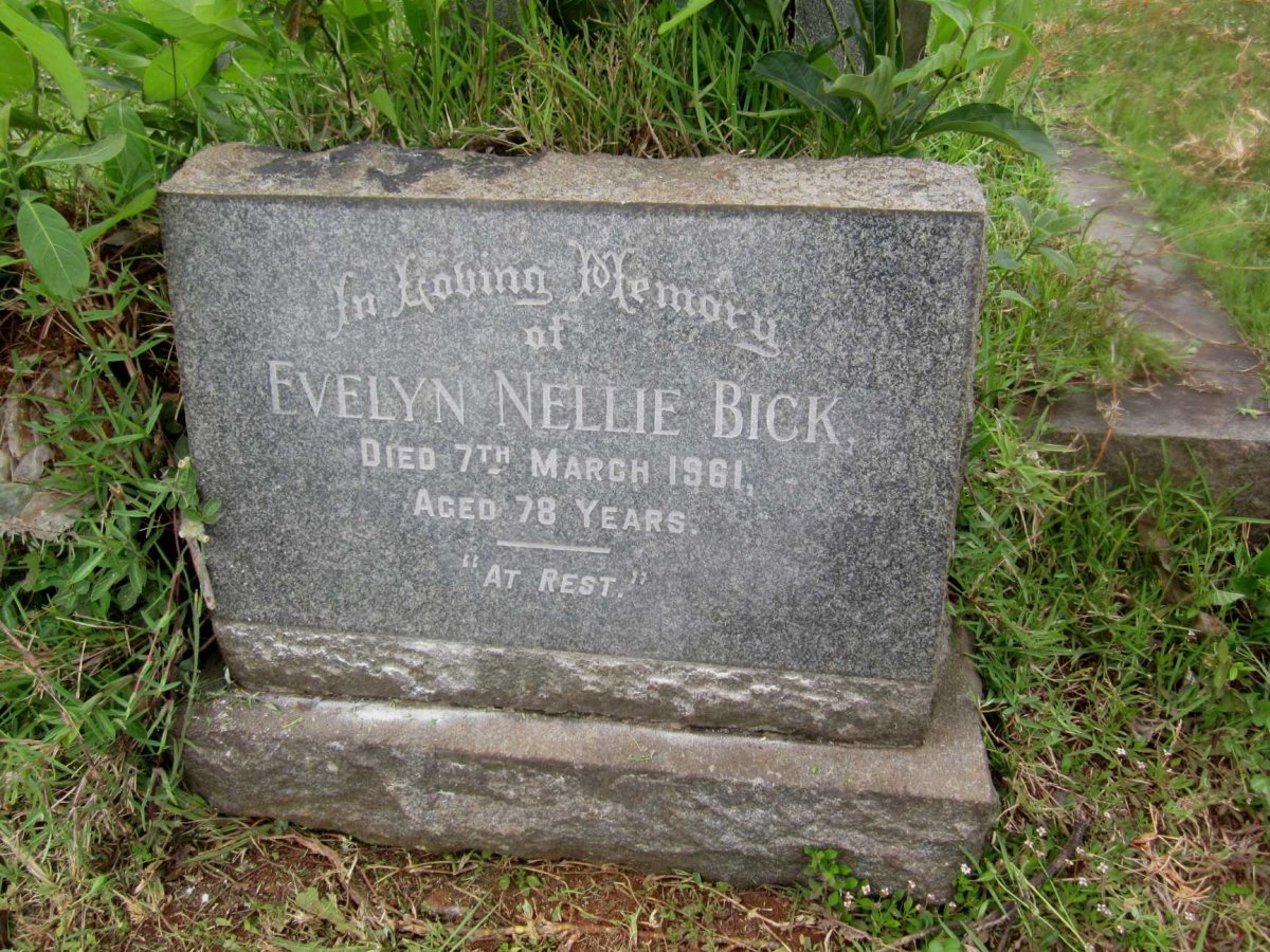 BICK Evelyn Nellie -1961