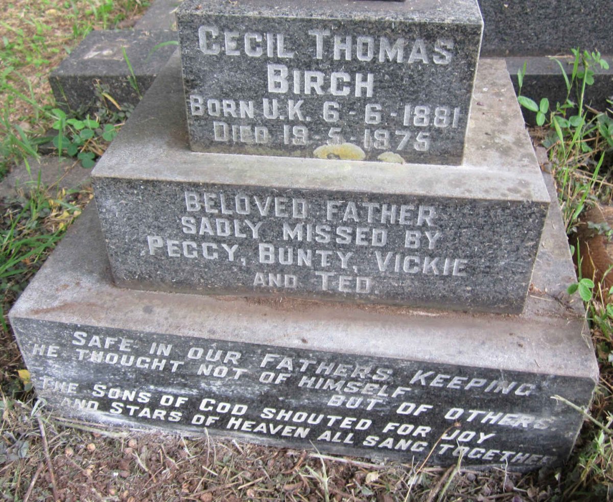 BIRCH Cecil Thomas 1881-1975