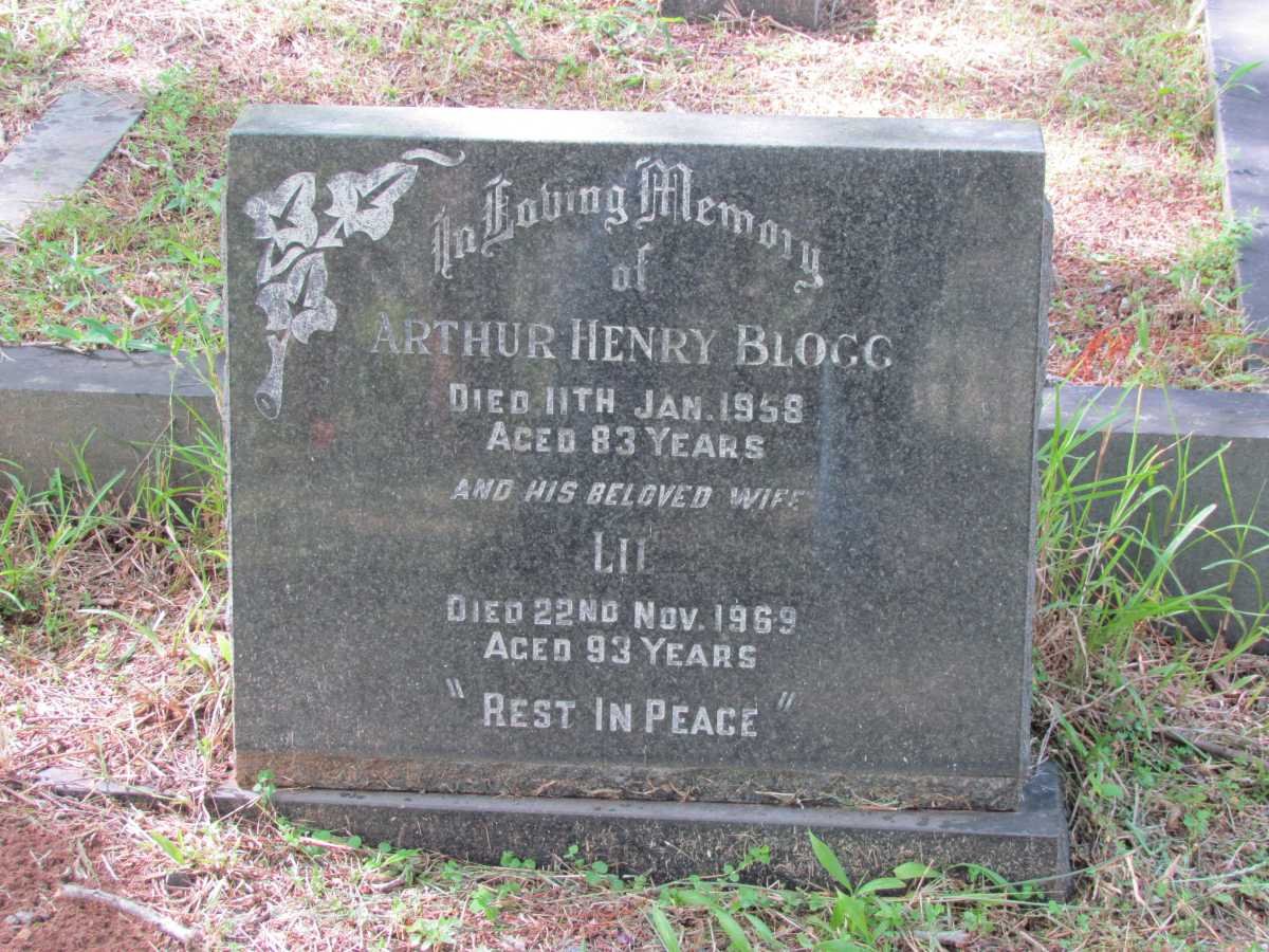 BLOGG Arthur Henry -1958 &amp; Lil -1969
