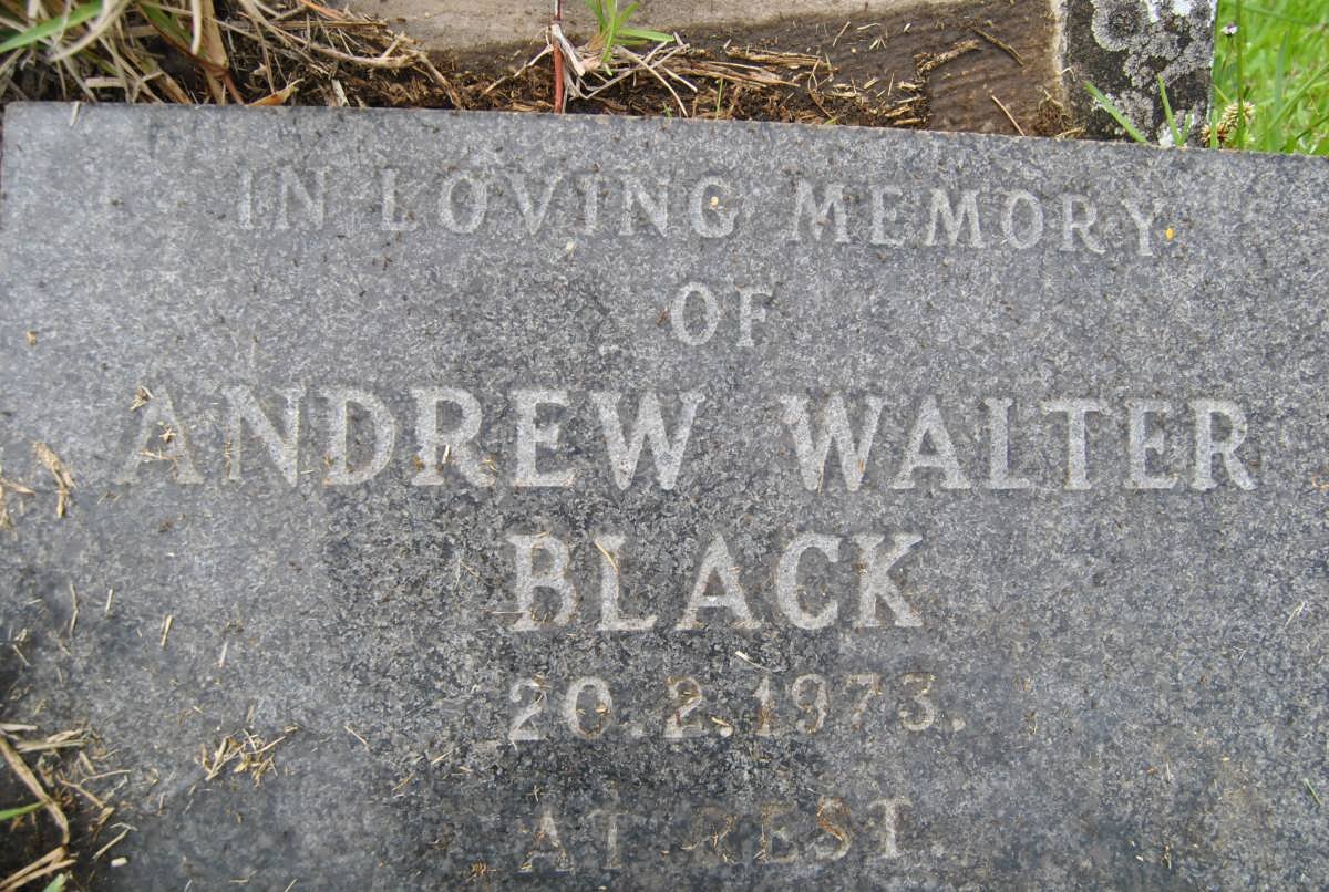BLACK Andrew Walter -1973