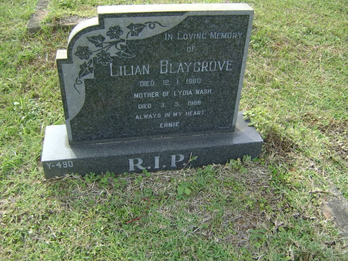 BLAYGROVE Lilian -1960