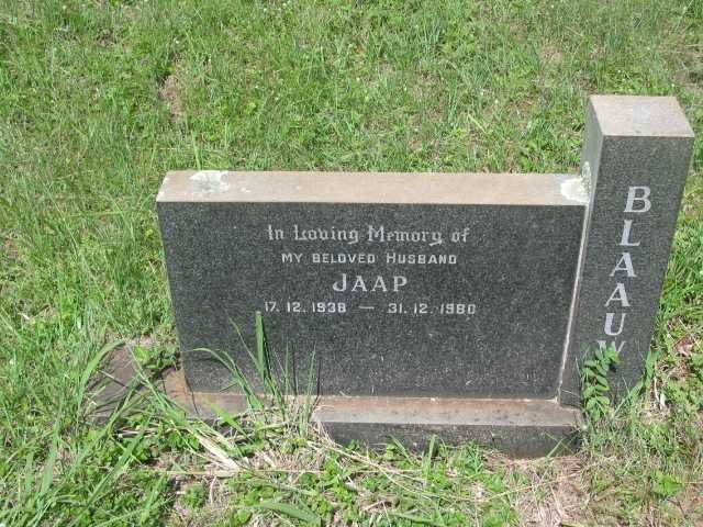 BLAAUW Jaap 1938-1980