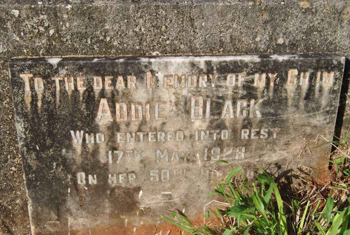 BLACK Addie -1928