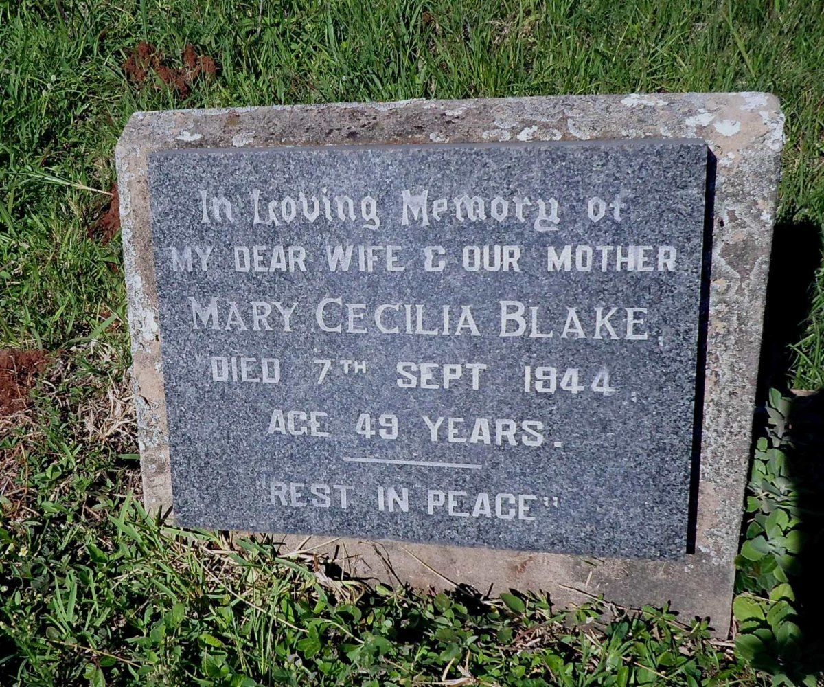 BLAKE Mary Cecilia -1944