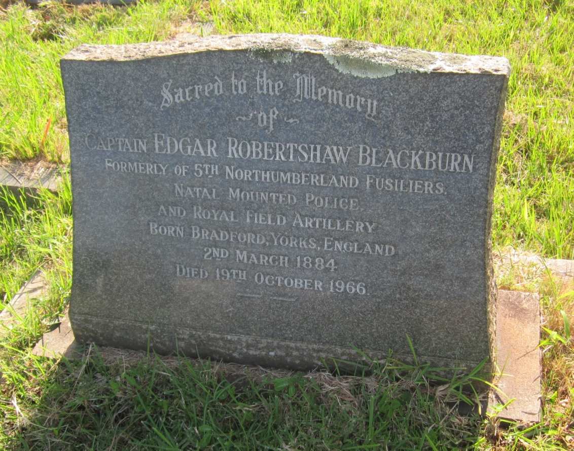 BLACKBURN Edgar Robertshaw 1884-1966