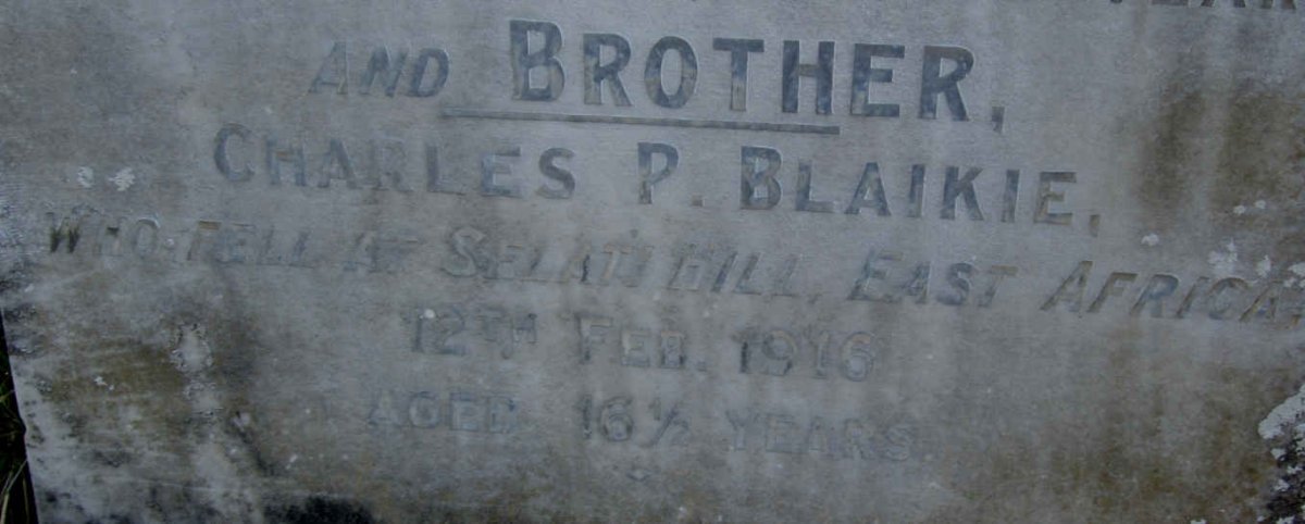 BLAIKIE Charles P. -1916