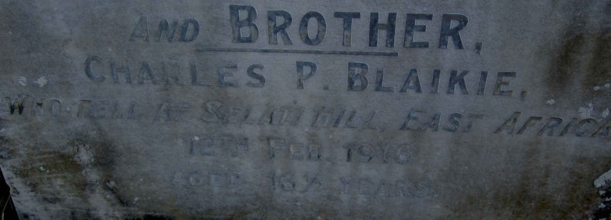 BLAIKIE Charles P. -1916