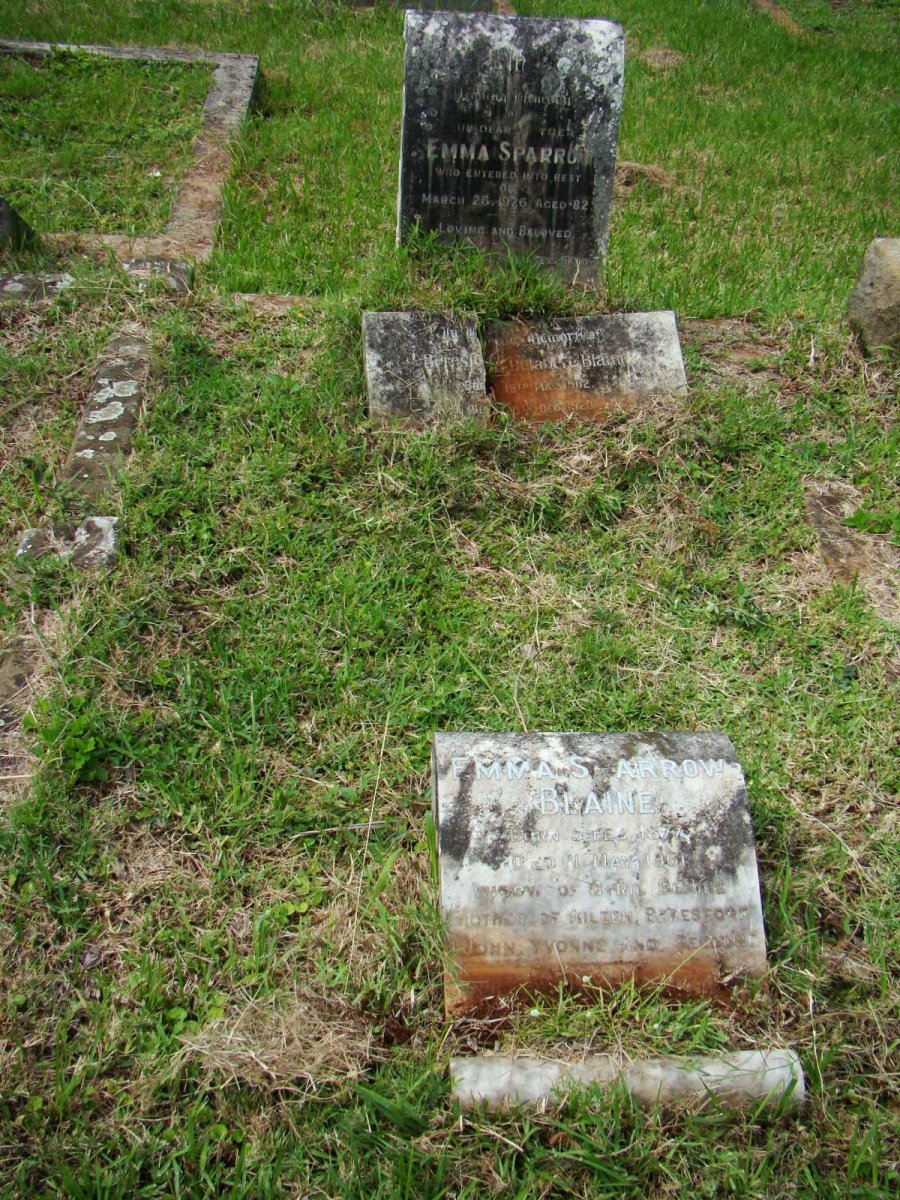 BLAINE Beresford Delabere 1902-1920 :: SPARROW Emma -1926 :: BLAINE Emma nee SPARROW 1877-1961