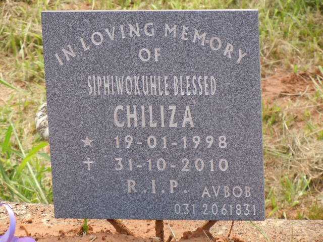 CHILIZA Siphiwokuhle Blessed 1998-2010