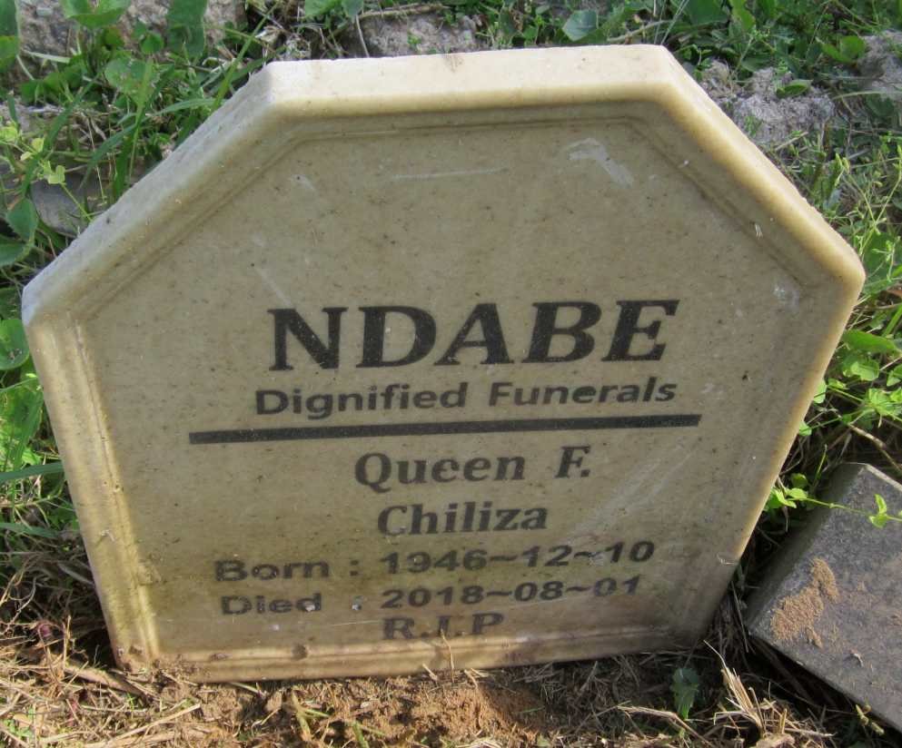 CHILIZA Queen F. 1946-2018