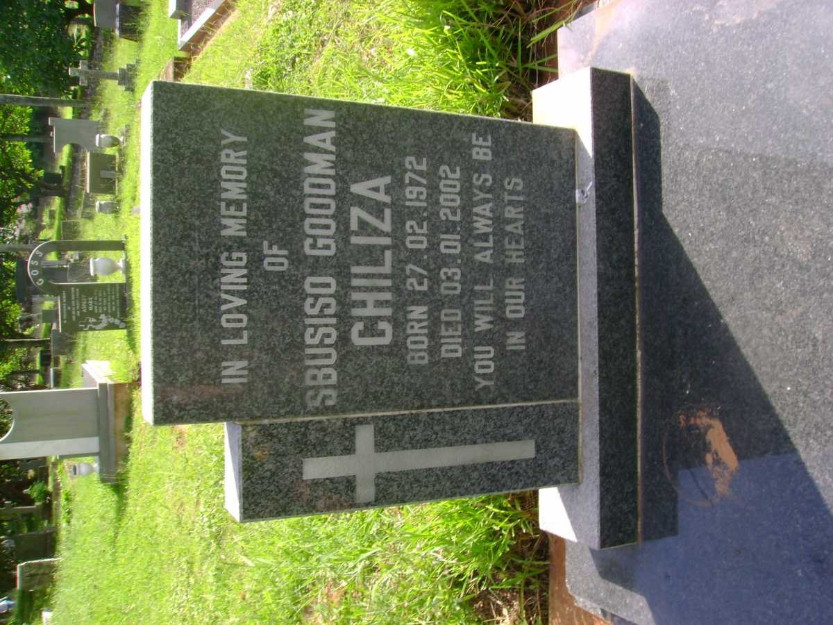 CHILIZA Sbusisi Goodman 1972-2002