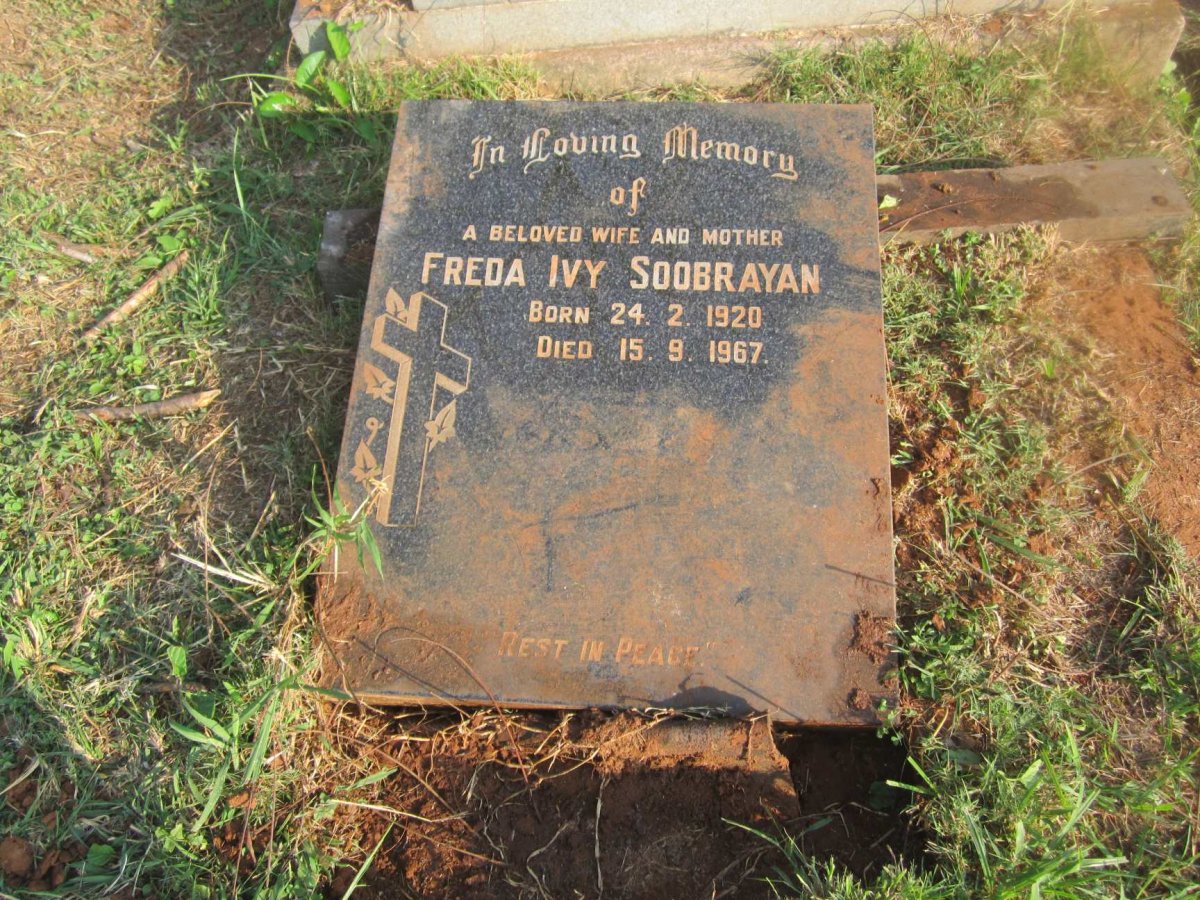 CHARLES Freda Ivy Soobrayan 1920-1967