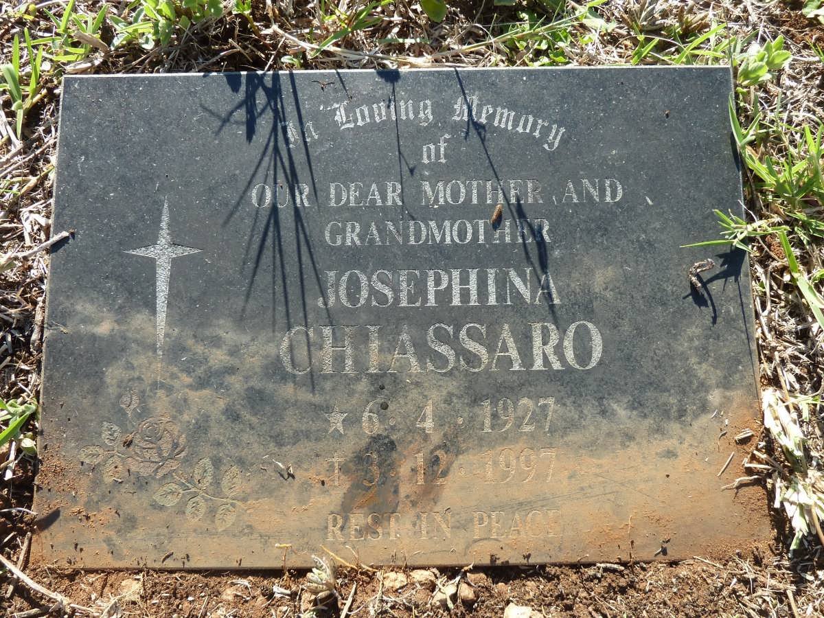 CHIASSARO Josephina 1927-1997