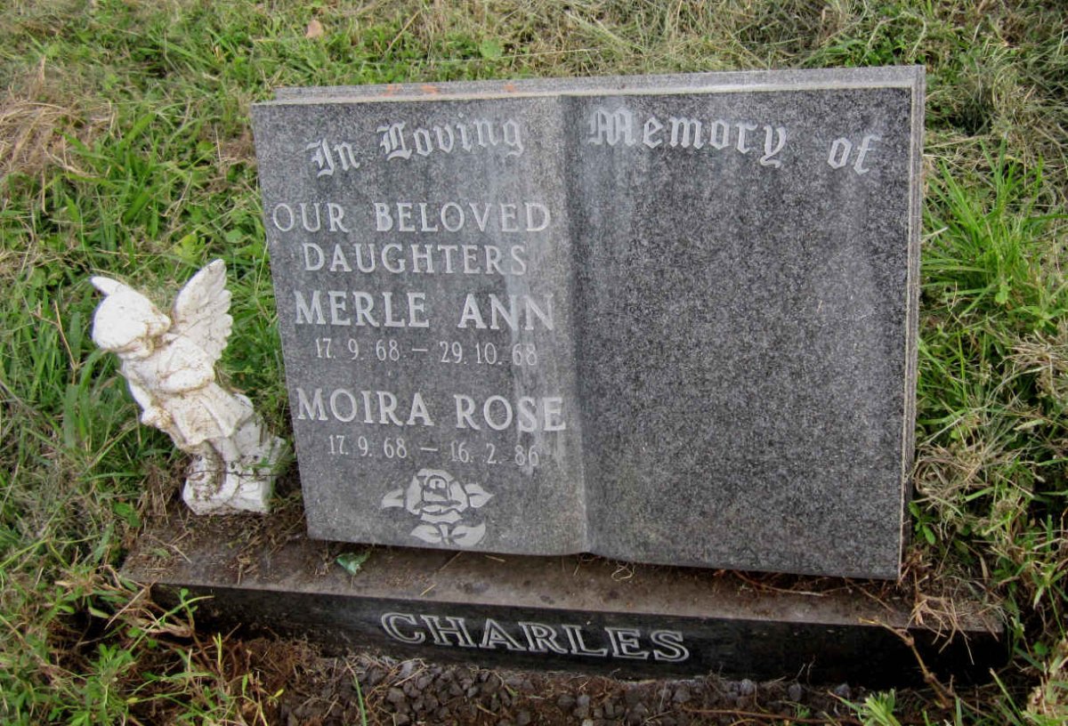 CHARLES Merle Ann 1968-1968 :: CHARLES Moira Rose 1968-1986