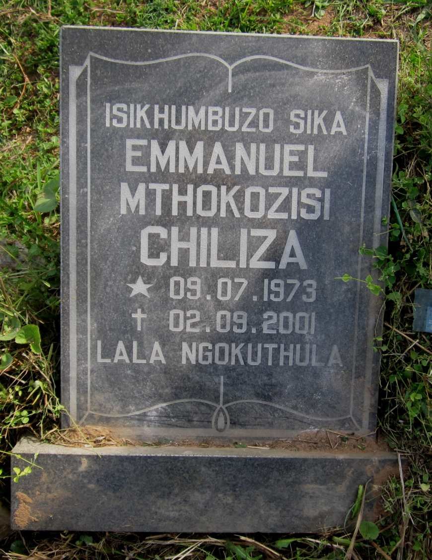CHILIZA Emmanuel Mthokozisi 1973-2001