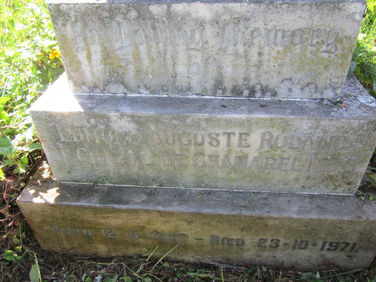 CHAMAREL Edmond Auguste Roland de Chazal, de 1907-1971