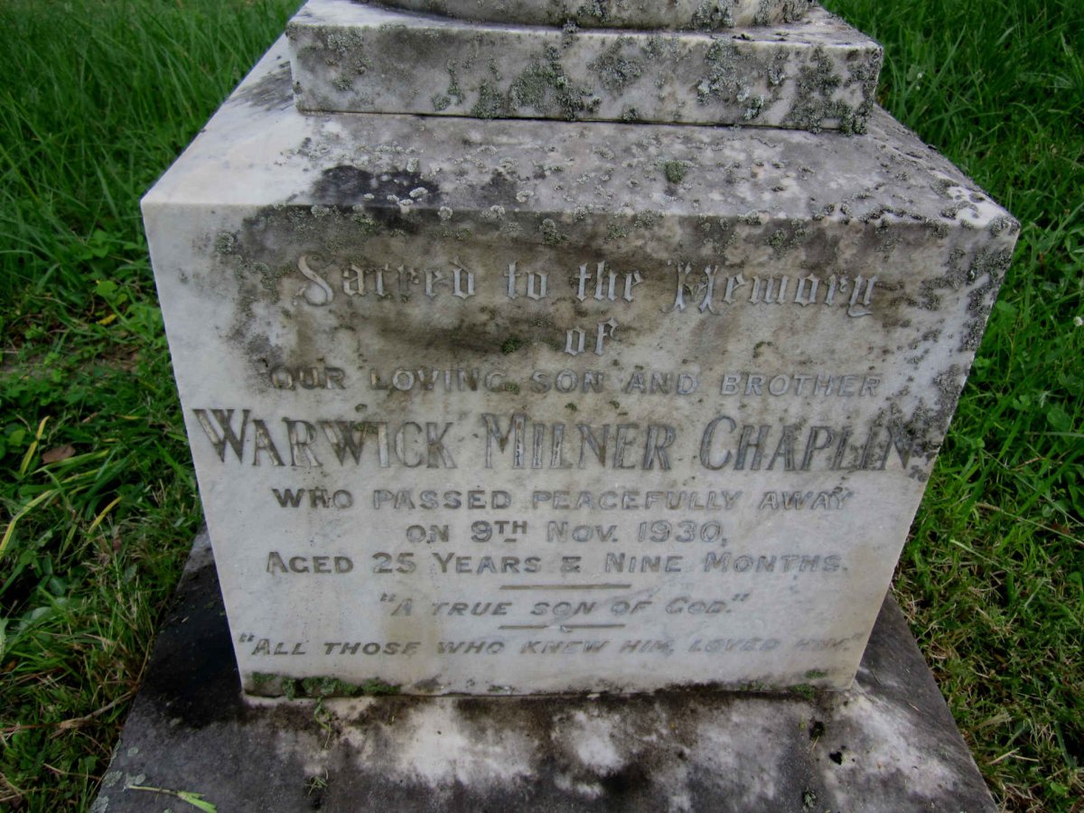 CHAPLIN Warwick Milner -1930