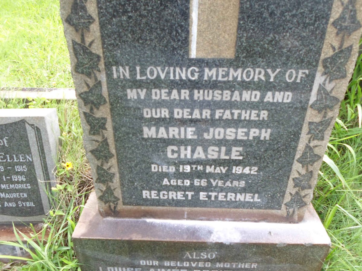 CHASLE Marie Joseph -1942