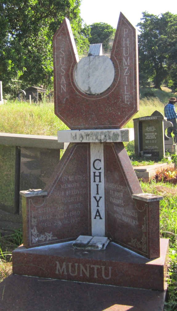 CHIYA Susan Phumzile 1960-1997