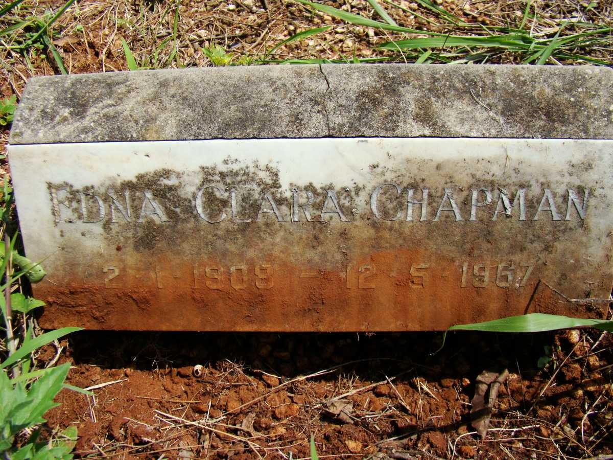 CHAPMAN Edna Clara 1909-1967