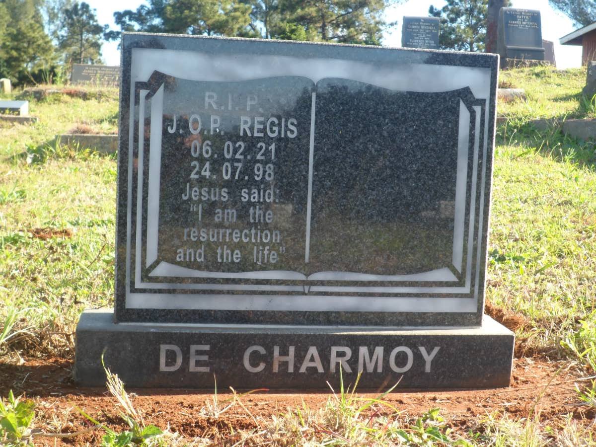 CHARMOY Joseph Oscar P. Regis, de 1921-1998