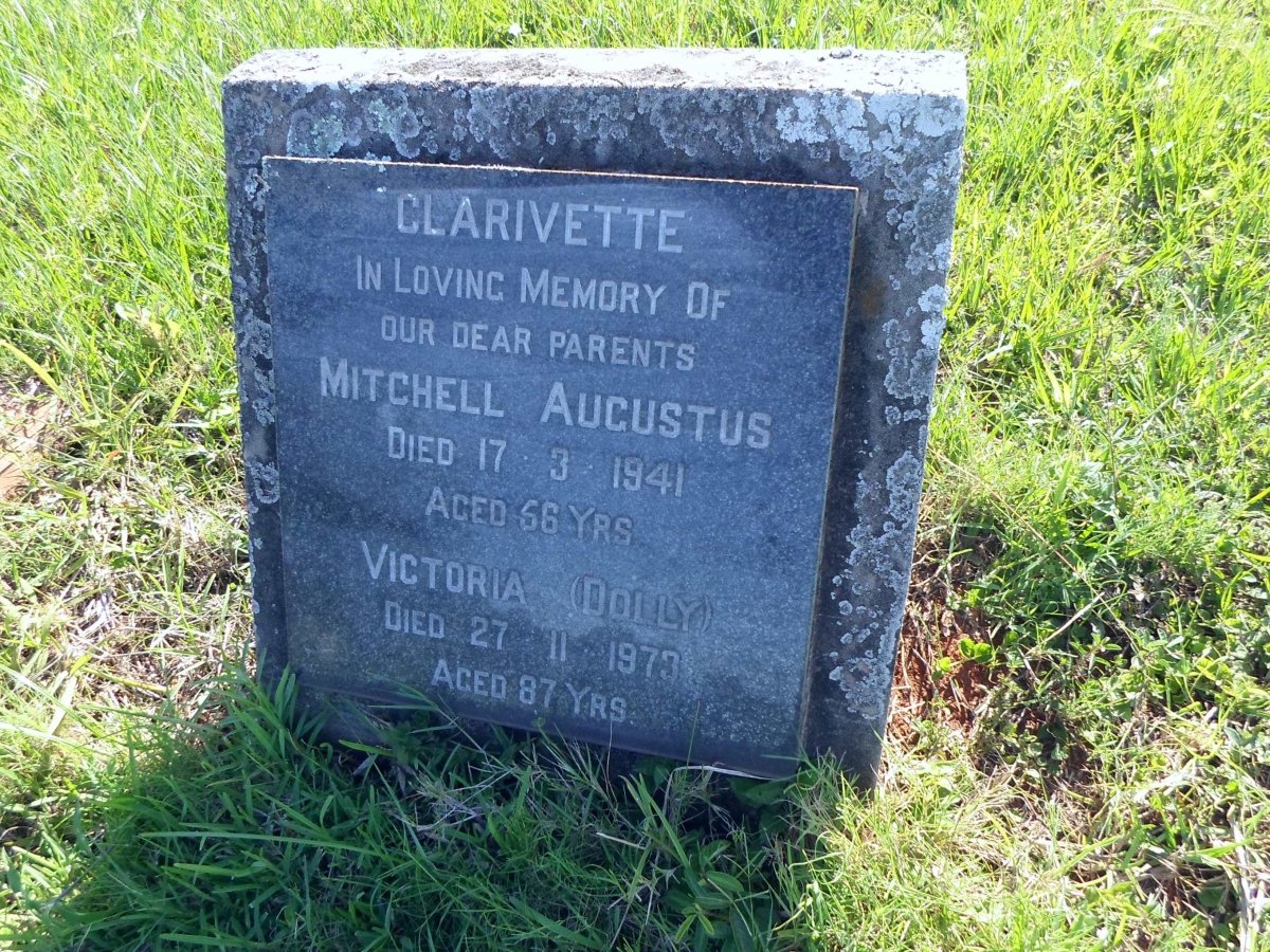CLARIVETTE Mitchell Augustus -1941 &amp; Victoria -1973
