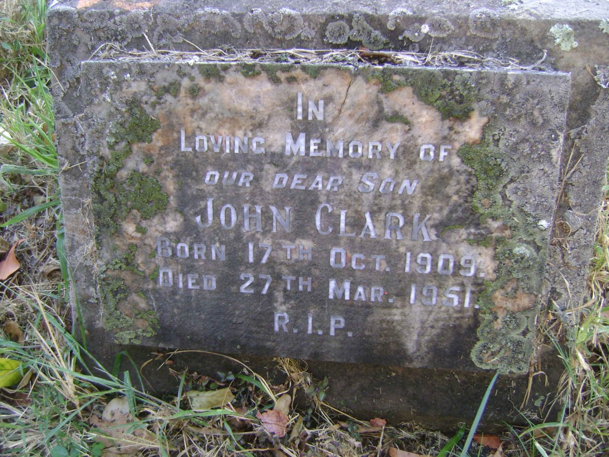 CLARK John 1909-1951