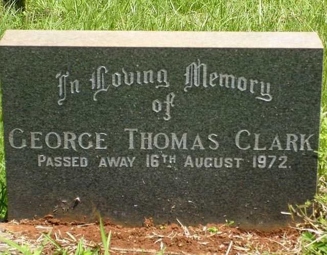 CLARK George Thomas -1972