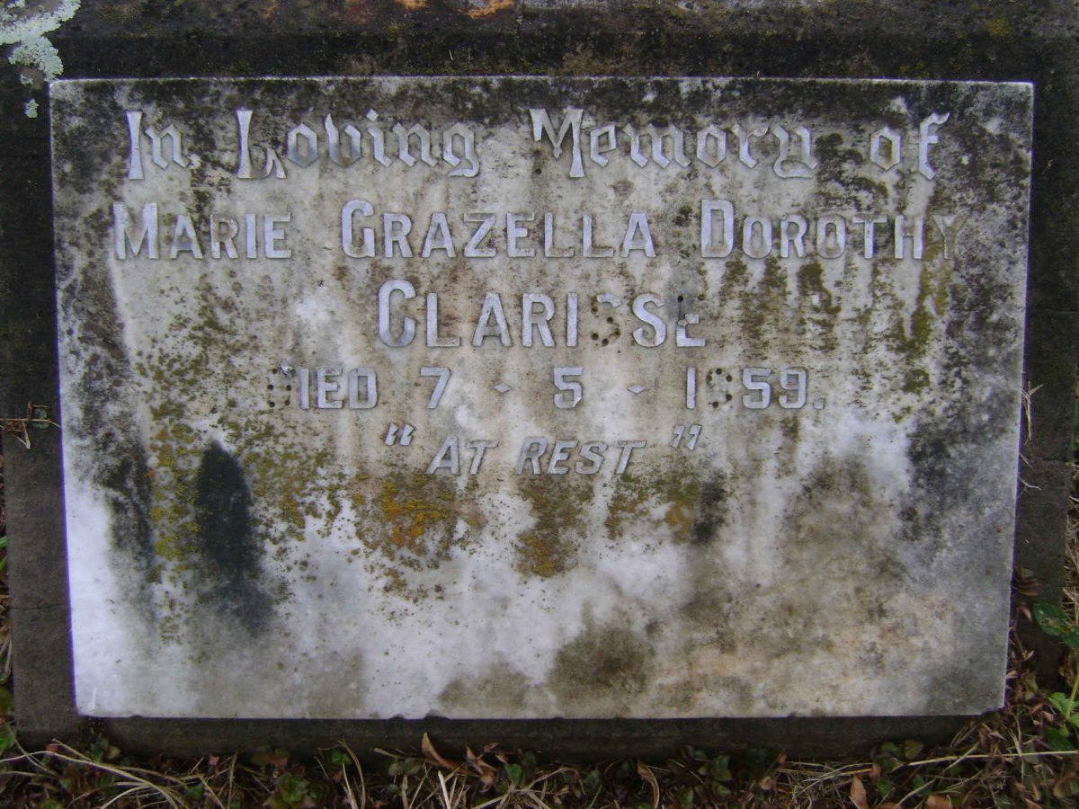 CLARISSE Marie Grazella Dorothy -1959