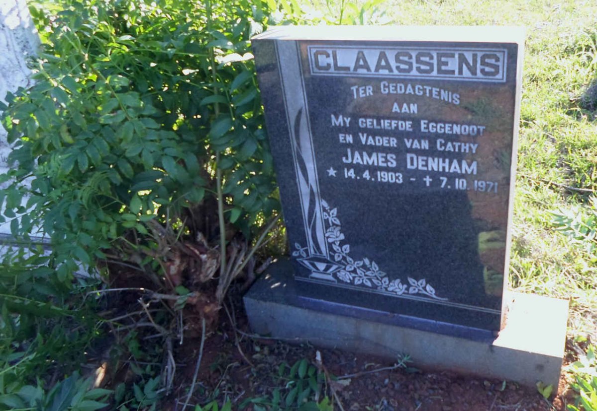 CLAASSENS James Denham 1903-1971