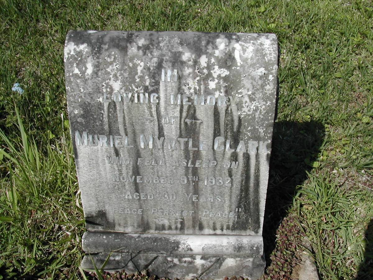 CLARK Muriel Myrtle -1932